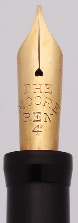 Moore L-94 万年筆 Moore L-94 Fountain Pen (1930s) - Dark Blue, Lever Filler, 14k
